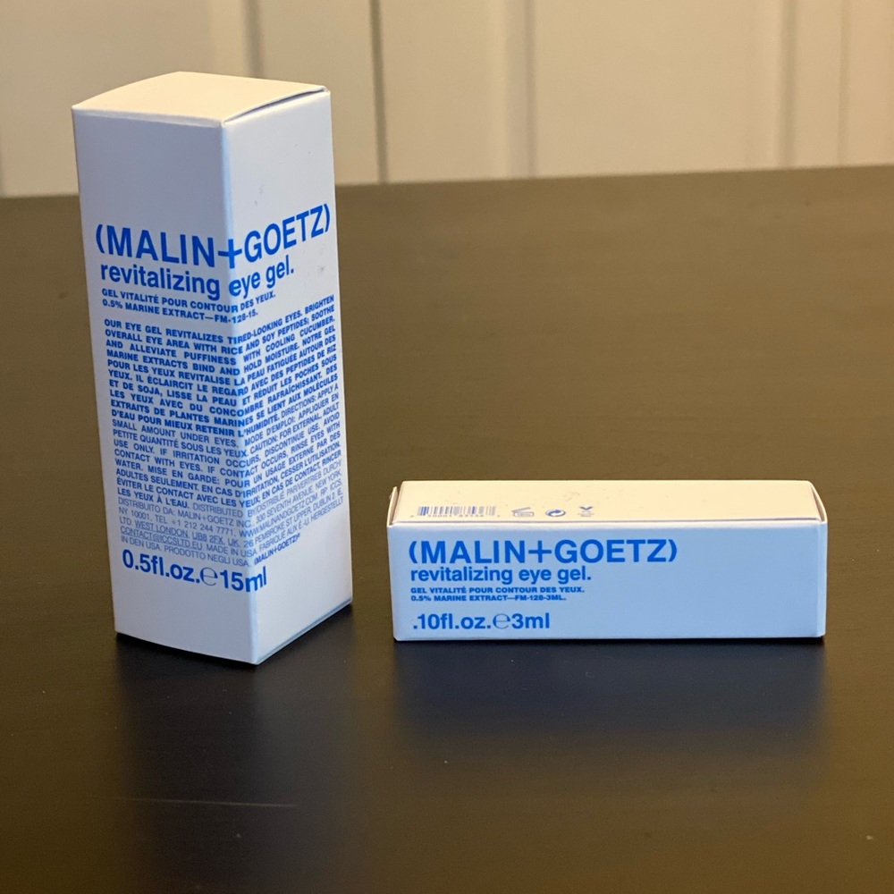 NWT Bundle of 2 Malin + Goetz Revitalizing Eye Gel